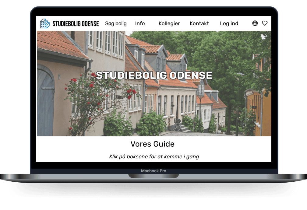 billede af hjemmeside design